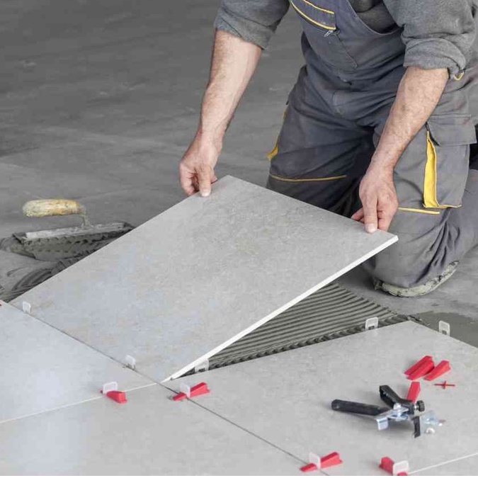 ××ช่างกระเบื้อง เท่านั้น×× ชุดจัดกระเบื้อง ปูกระเบื้องเรียบ งานผ่านฉลุย เพิ่มค่าแรง