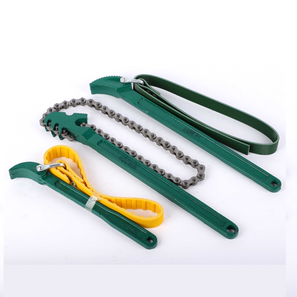 โซ่ถอดกรอง ด้าม 8 นิ้ว/12 นิ้ว/16 นิ้ว – วัสดุโซ่/ผ้าใบกันลื่น/ผ้าใบ ขันกรองเส้นผ่านศูนย์กลางไม่เกิน 6 นิ้ว