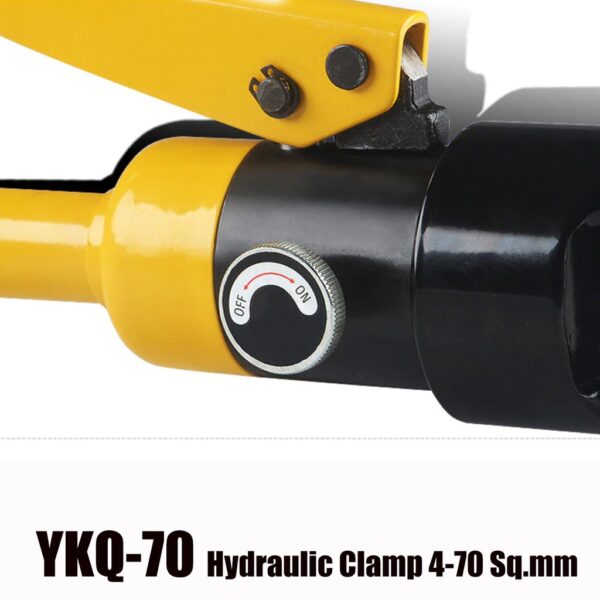 คีมย้ำหางปลา ไฮดรอลิก รุ่น YQK-70 ขนาด 4-70 ตร.มม. เครื่องมือพิเศษสำหรับงานไฟฟ้า แข็งแรง ทนทาน รุ่นใหม่ 2023
