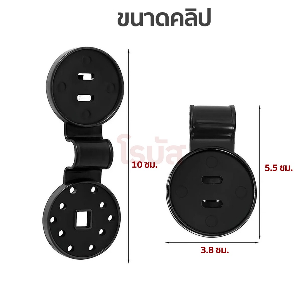 คลิปยึดสแลนแบบกลม โพลีเอทิลีน (PE)
